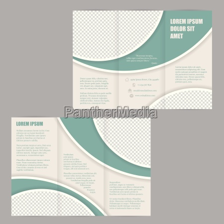 Tri Fold Flyer Brochure Design Skabelon Royalty Free Image 14240143