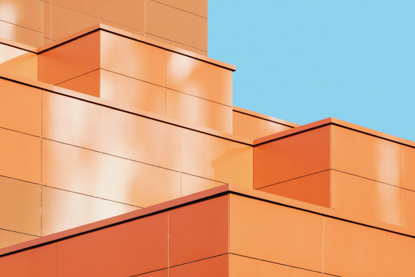 moderne bygning facade detaljer abstrakt arkitektoniske