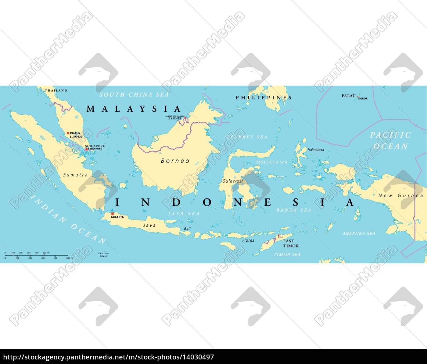 Kort Indonesien malaysia og indonesien politisk kort   Royalty Free Image  Kort Indonesien